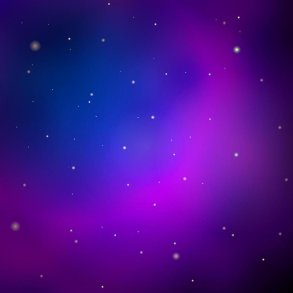 Abstract space texture with bright stars vector
