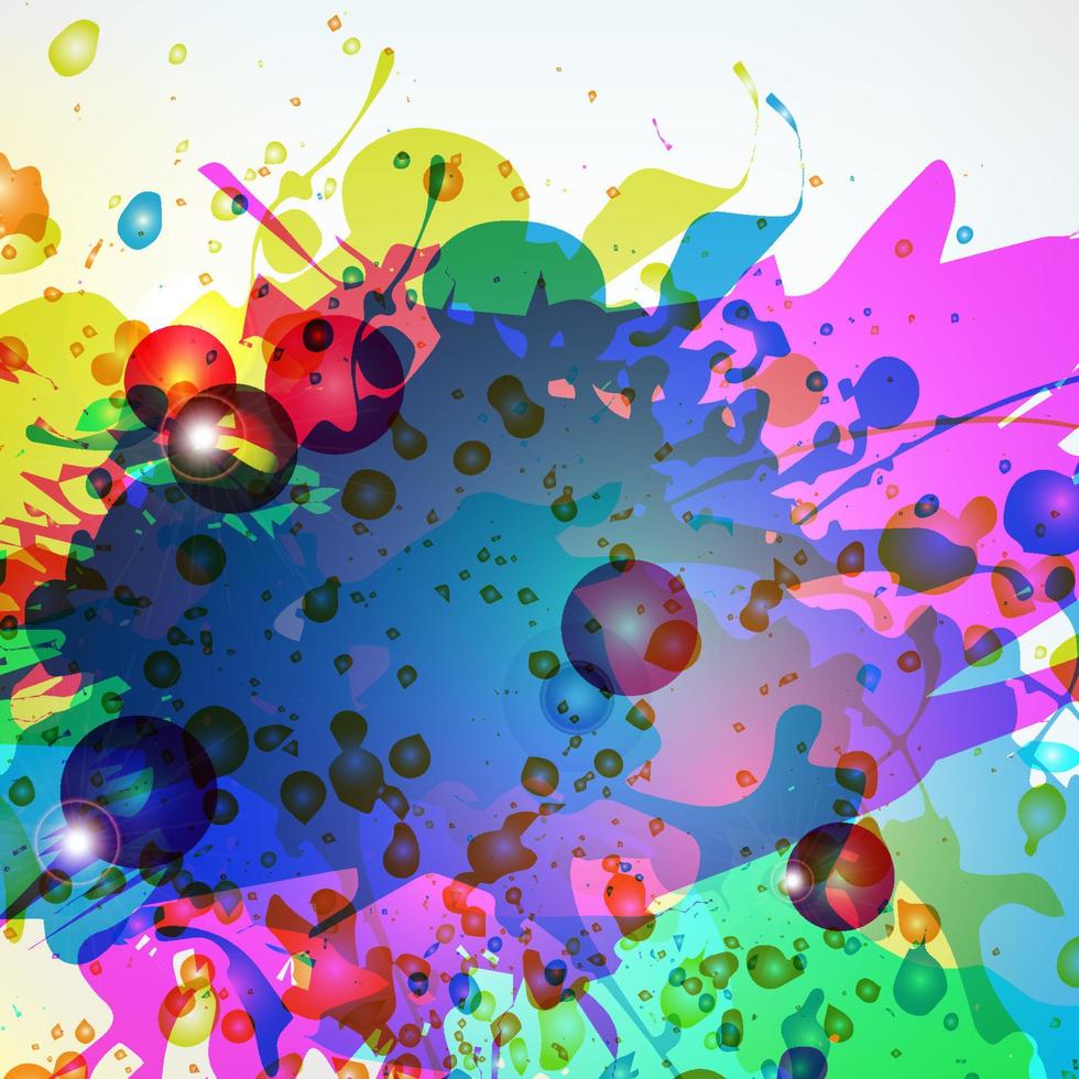 Bright abstract texture from a spray of paints vector