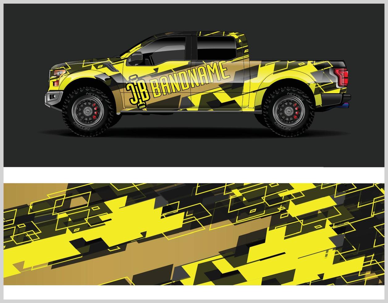 Truck wrap design for your Business vector