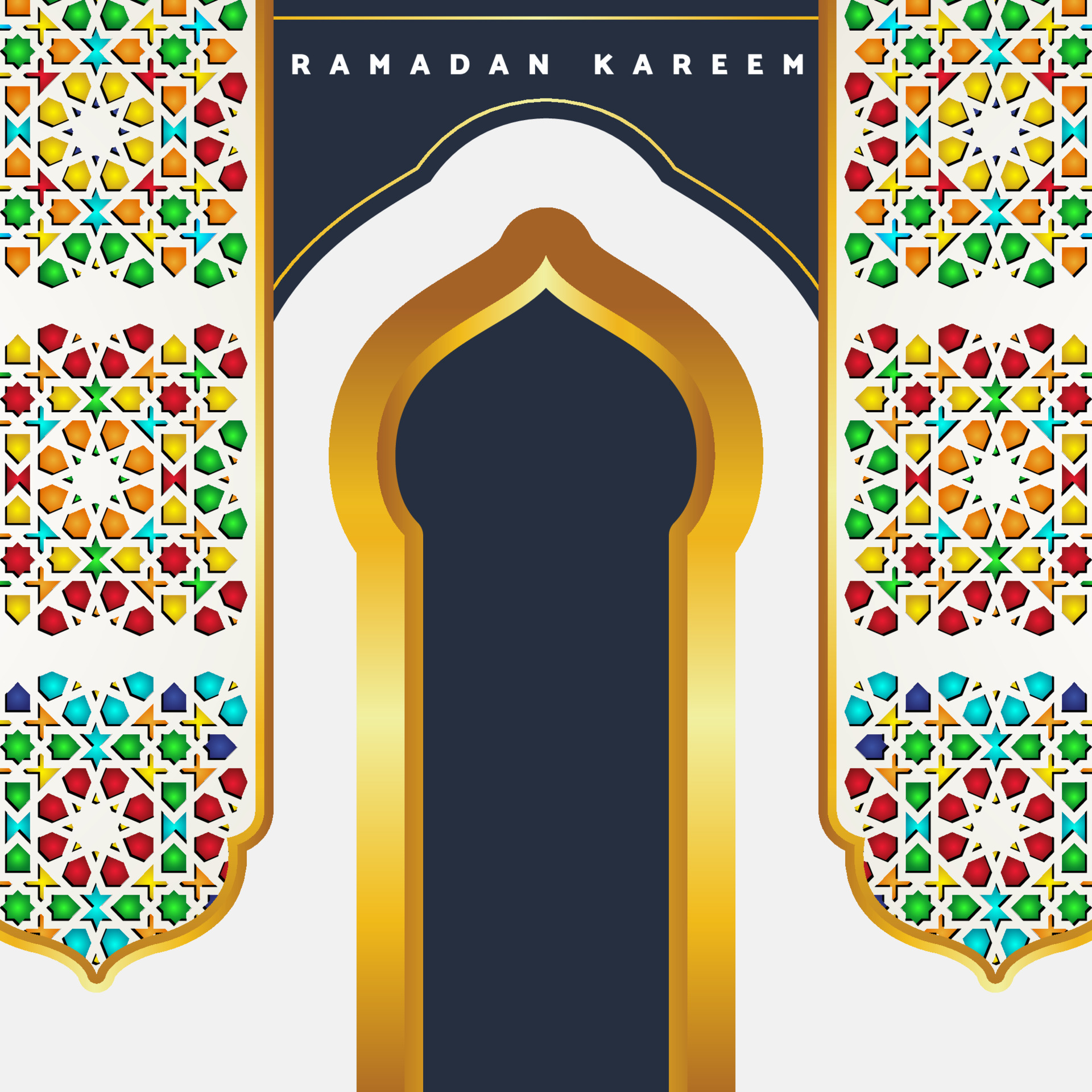 Islamic Design Greeting Card Background Template With Decorative islamic-design-greeting-card-background-template-with-decorative