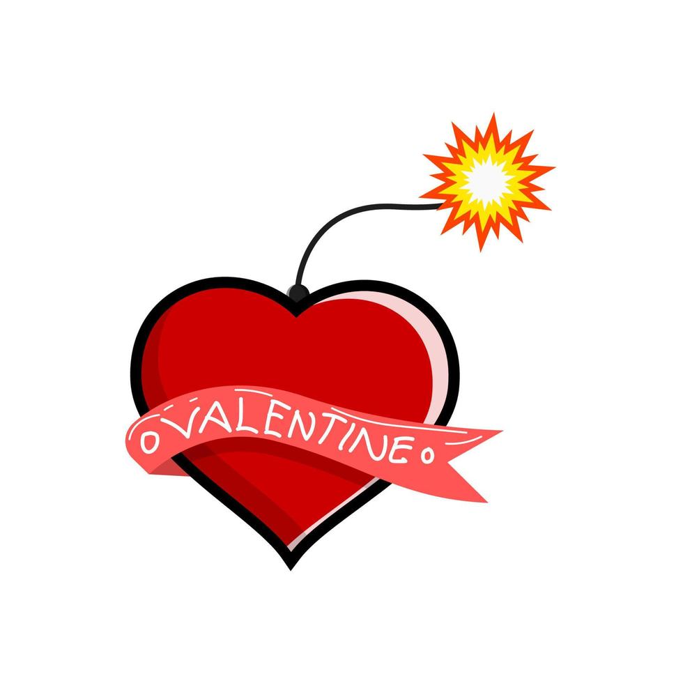 ilustración de diseño del día de san valentín vector