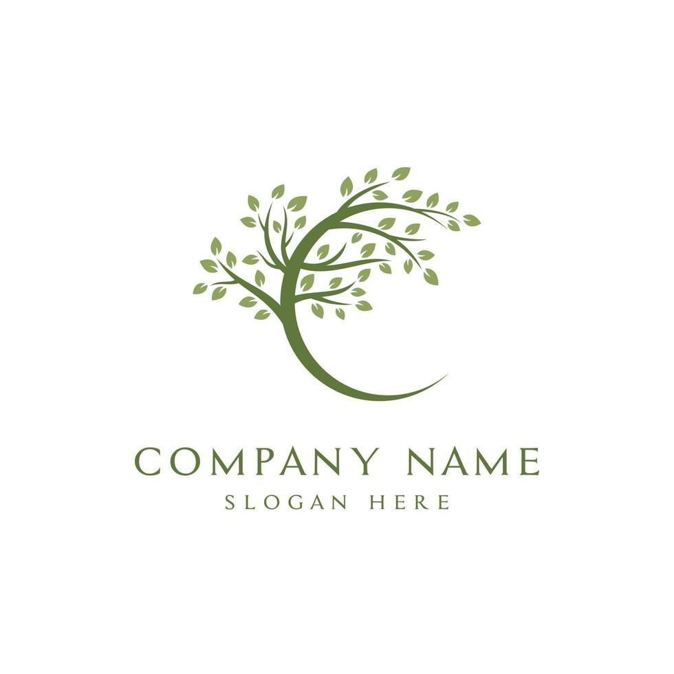 Nature Tree for Healthcare Logo vector