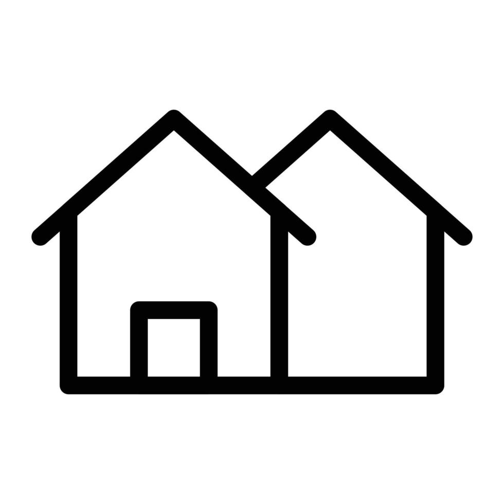 ilustración vectorial de la casa en un fondo. símbolos de calidad premium. iconos vectoriales para el concepto y el diseño gráfico. vector