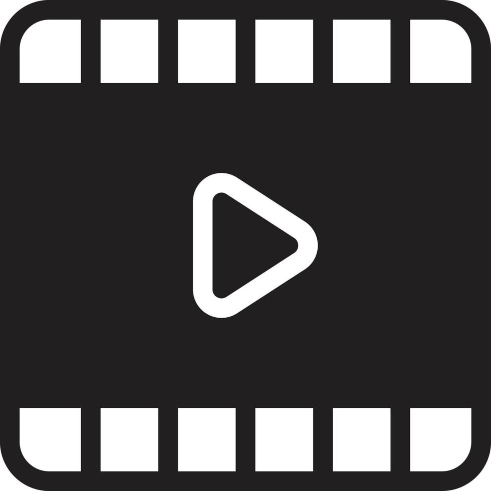 video reel vector illustration on a background.Premium quality symbols.vector icons for concept and graphic design.