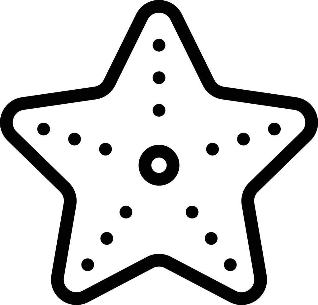 ilustración vectorial de estrellas de mar en un fondo. símbolos de calidad premium. iconos vectoriales para concepto y diseño gráfico. vector