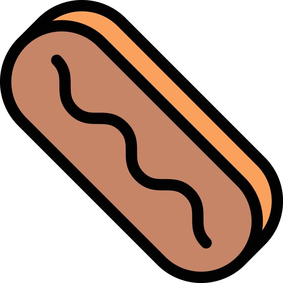 hotdog vector illustration on a background.Premium quality symbols.vector icons for concept and graphic design.