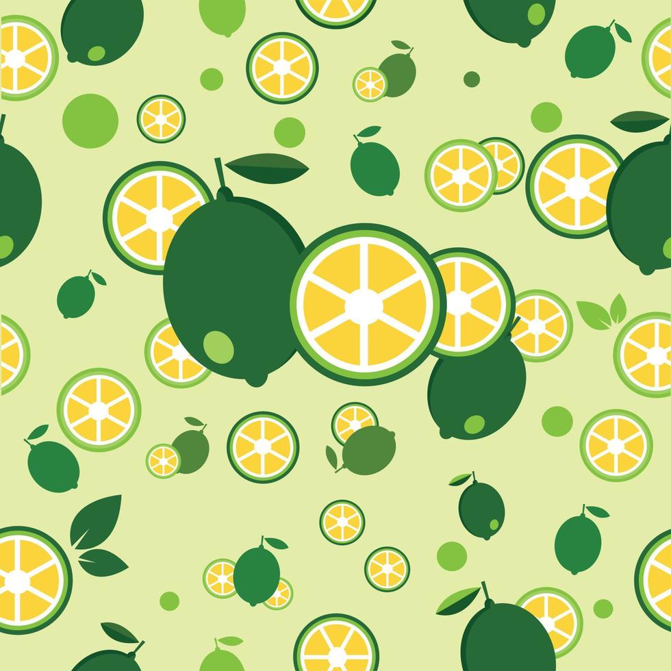 seamless pattern lemon vector