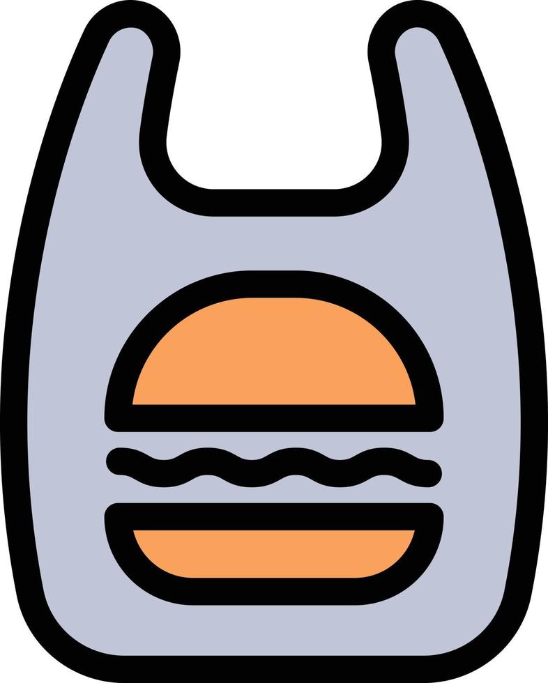 burger vector illustration on a background.Premium quality symbols.vector icons for concept and graphic design.