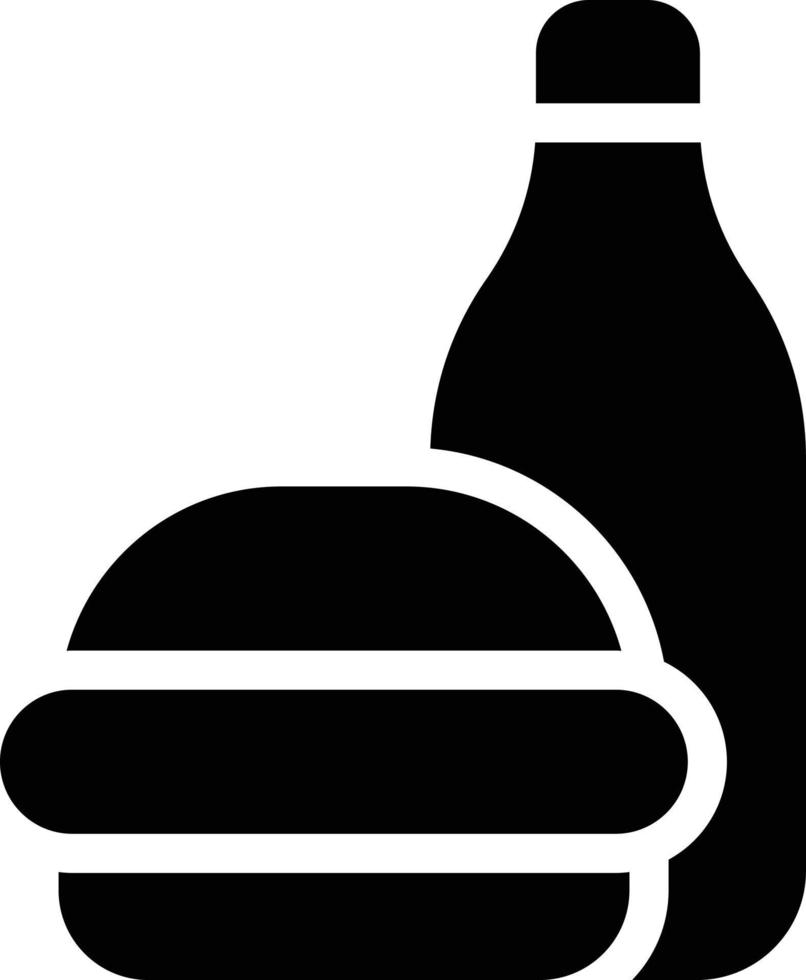 beber ilustración de vector de hamburguesa en un fondo. símbolos de calidad premium. iconos vectoriales para concepto y diseño gráfico.