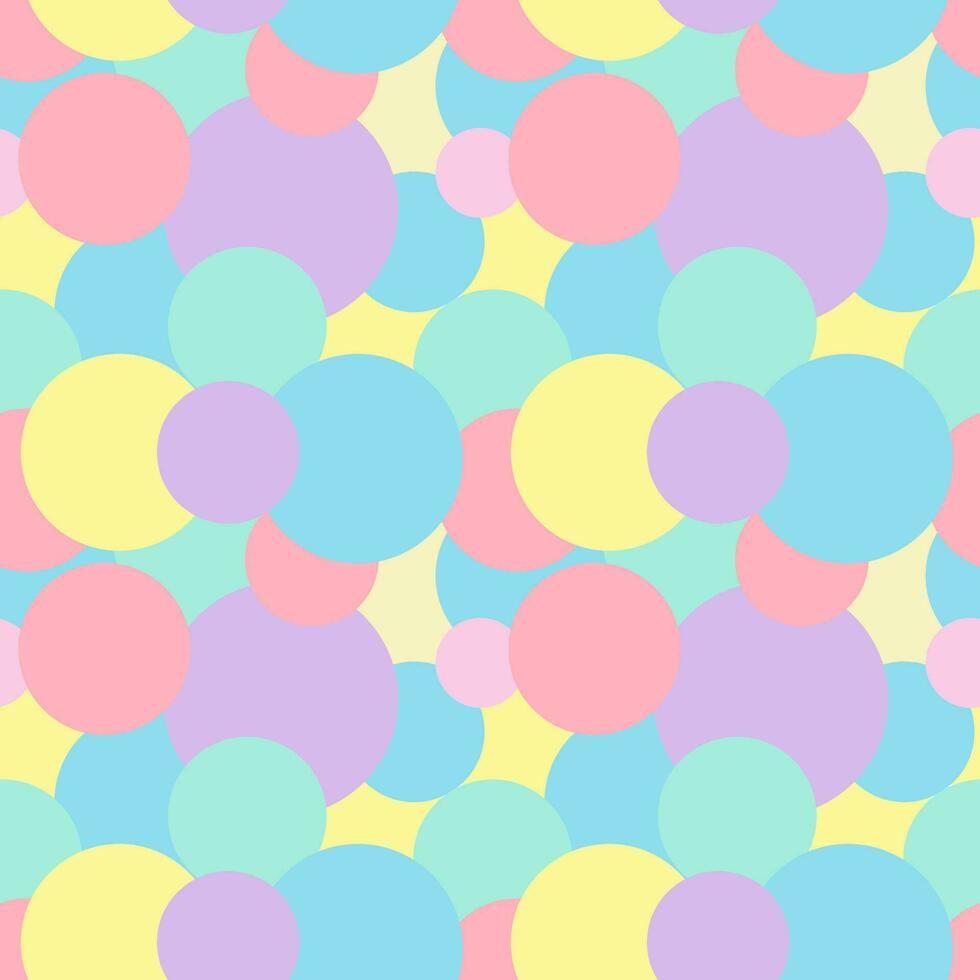 fondo transparente con gráficos de patrón de círculo multicolor de tonos  pastel. 7267023 Vector en Vecteezy