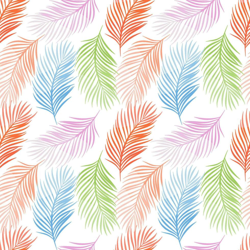 seamless background with leaf pattern vector