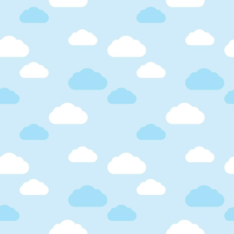 fondo transparente con nubes en el cielo vector