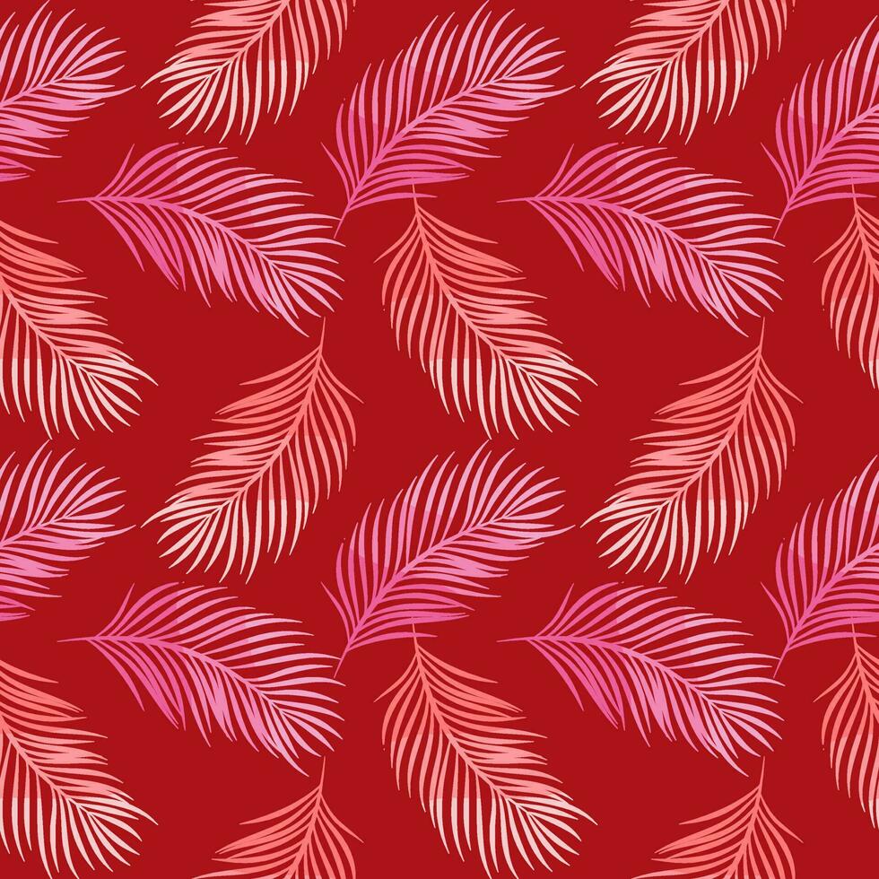 seamless background with leaf pattern vector