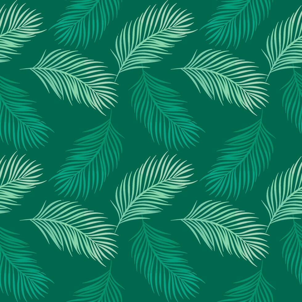 seamless background with leaf pattern vector