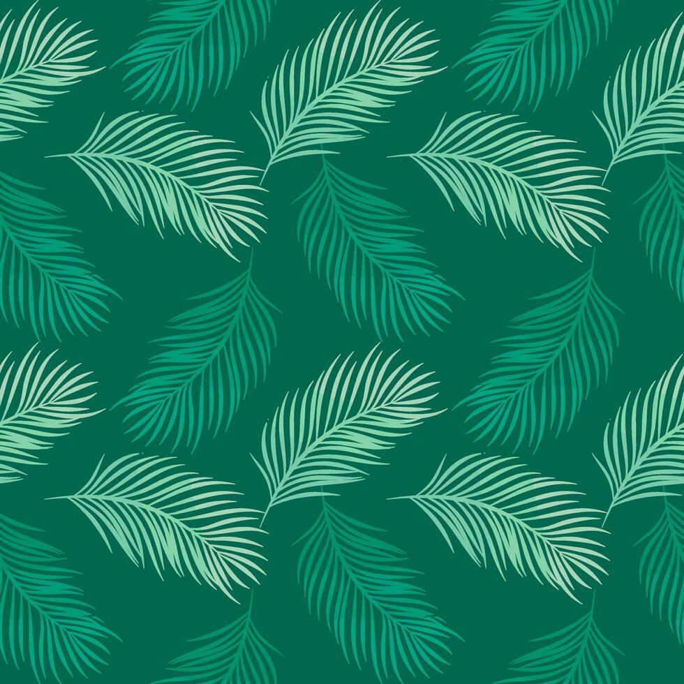 seamless background with leaf pattern vector