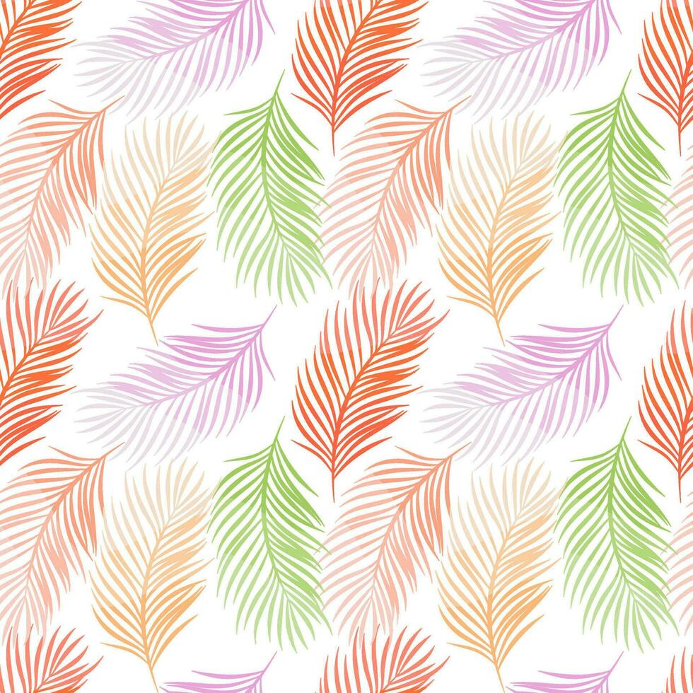 seamless background with leaf pattern vector