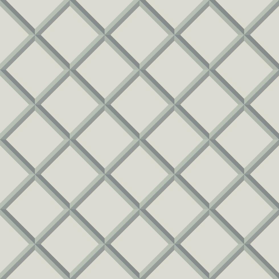 Seamless background with gray square steel grating. vector