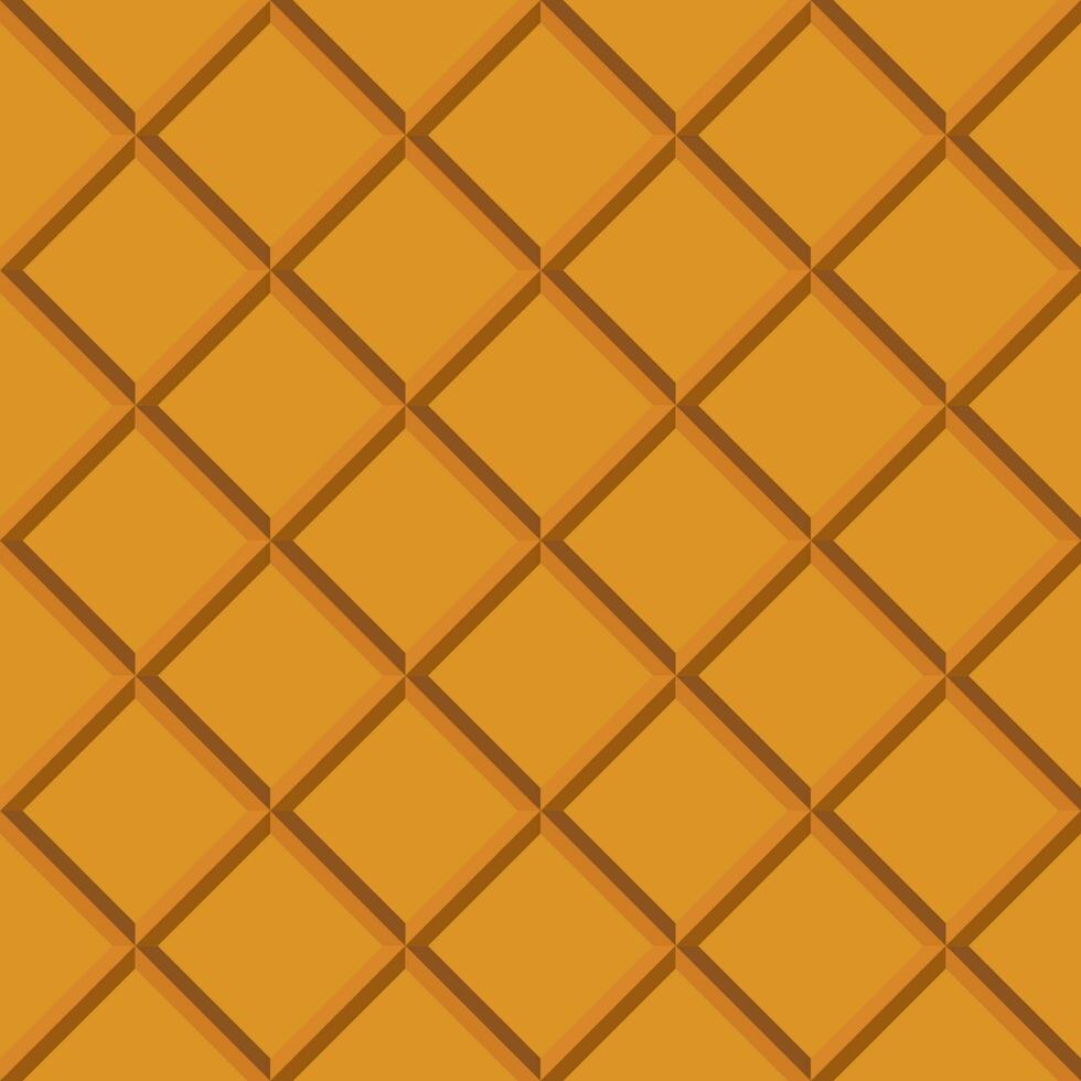 Seamless background with brown ice cream cones pattern. vector