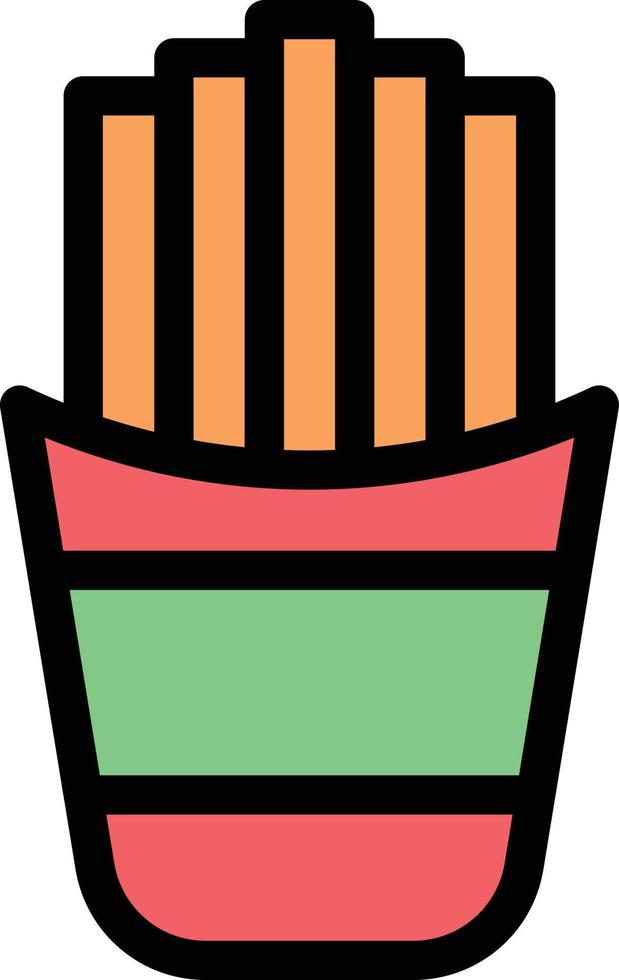 fries vector illustration on a background.Premium quality symbols.vector icons for concept and graphic design.