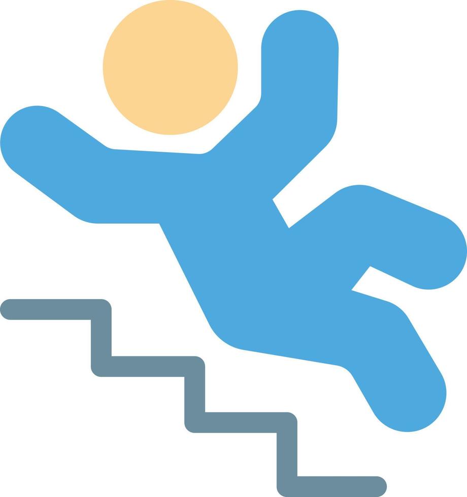 man stairs slip vector illustration on a background.Premium quality symbols.vector icons for concept and graphic design.