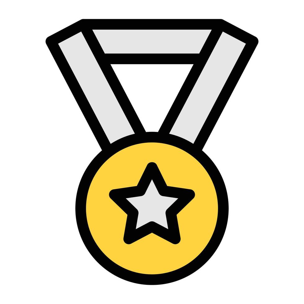 medal vector illustration on a background.Premium quality symbols.vector icons for concept and graphic design.