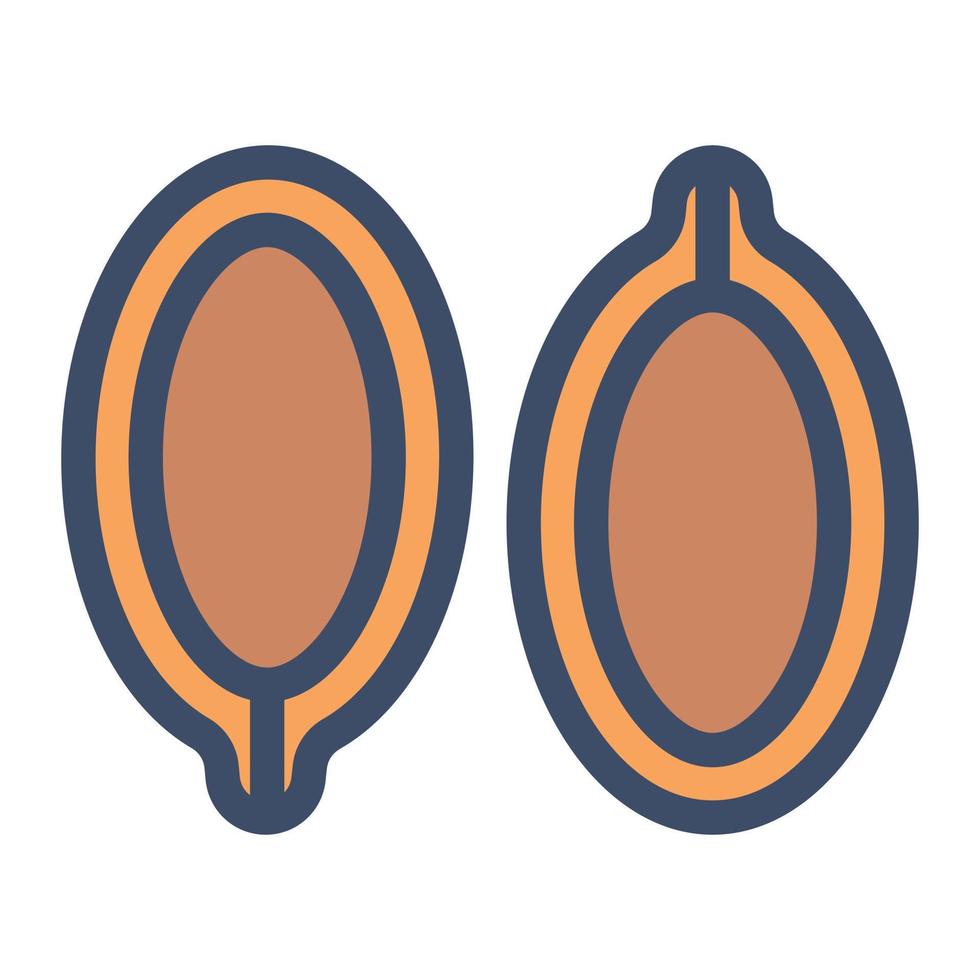 ilustración de vector de cardamomo en un fondo. símbolos de calidad premium. iconos vectoriales para concepto y diseño gráfico.