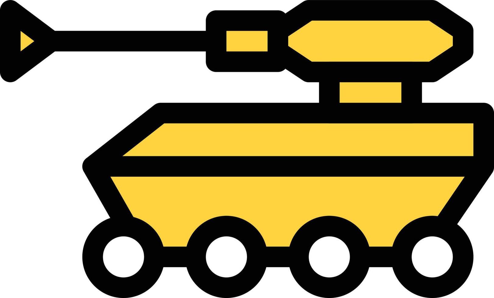 Ilustración de vector de tanque en un fondo. Símbolos de calidad premium. iconos vectoriales para concepto y diseño gráfico.