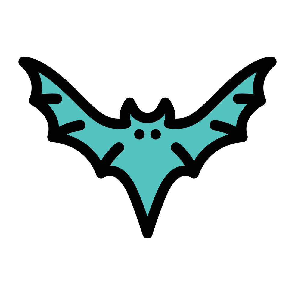 Ilustración de vector de murciélago en un fondo. Símbolos de calidad premium. Iconos vectoriales para concepto y diseño gráfico.