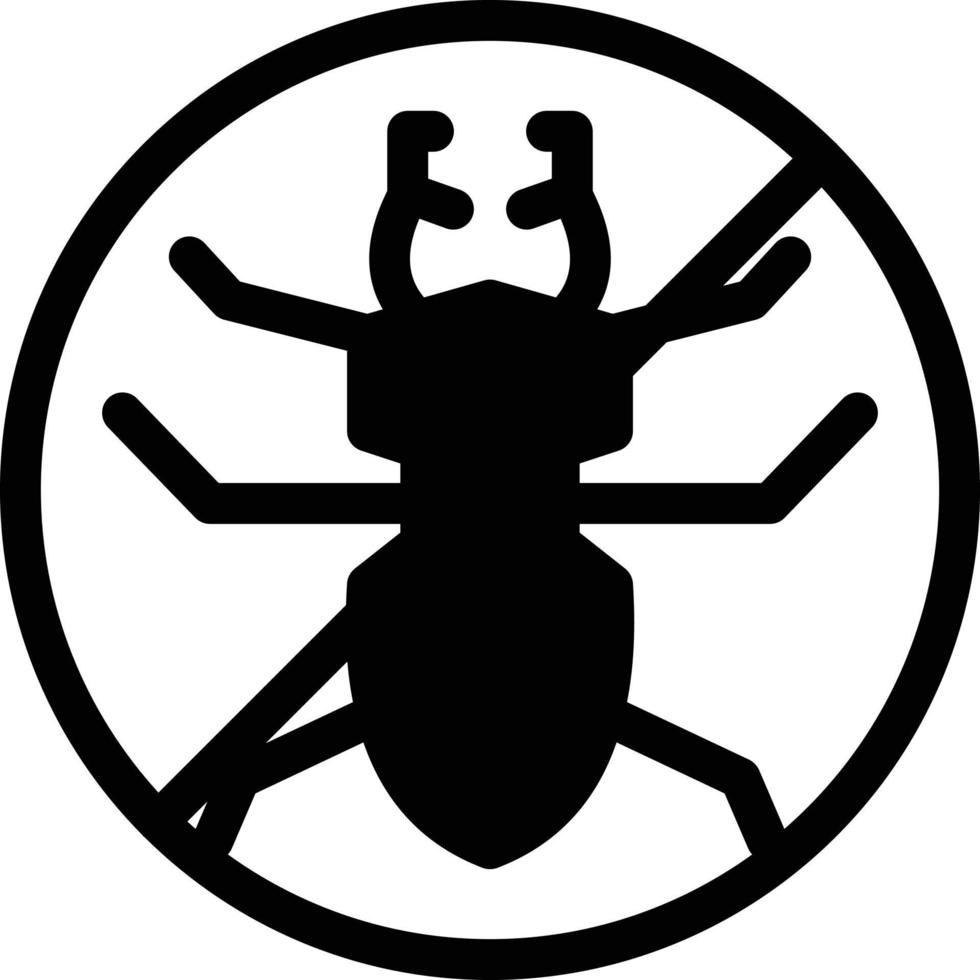 Ilustración vectorial de prohibición de termitas en un fondo. Símbolos de calidad premium. Iconos vectoriales para concepto y diseño gráfico. vector