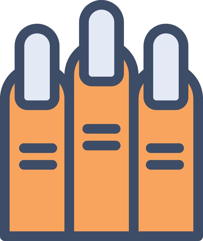fingers nail vector illustration on a background.Premium quality symbols.vector icons for concept and graphic design.