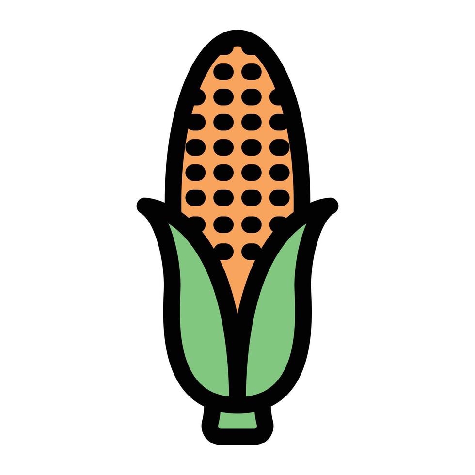 corn vector illustration on a background.Premium quality symbols.vector icons for concept and graphic design.