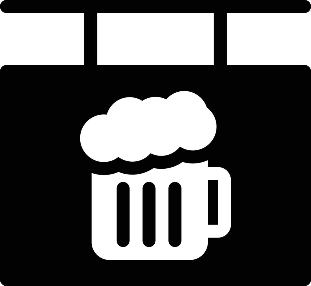 ilustración de vector de tablero de cerveza en un fondo. símbolos de calidad premium. iconos vectoriales para concepto y diseño gráfico.