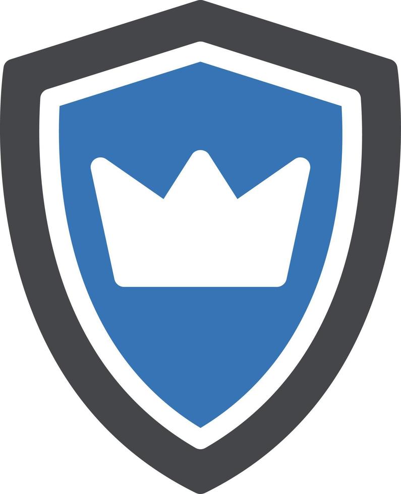 shield crown vector illustration on a background.Premium quality symbols.vector icons for concept and graphic design.