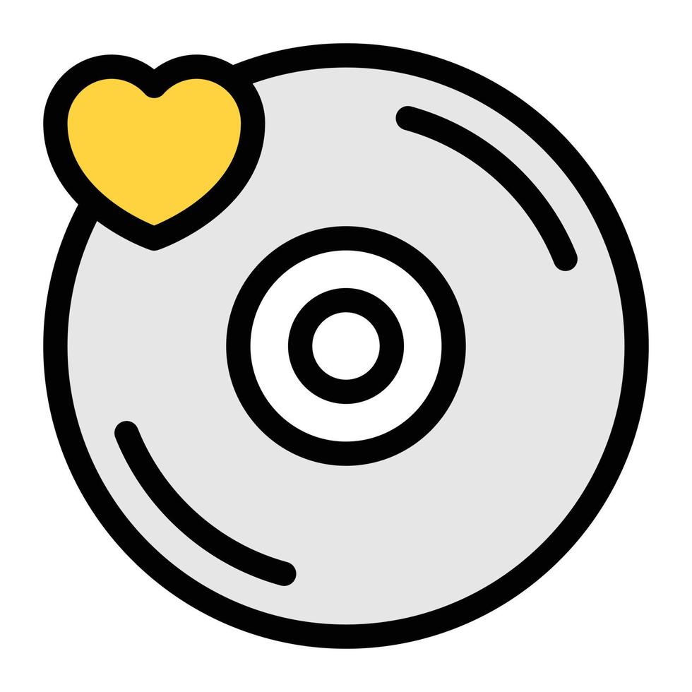 disc vector illustration on a background.Premium quality symbols.vector icons for concept and graphic design.