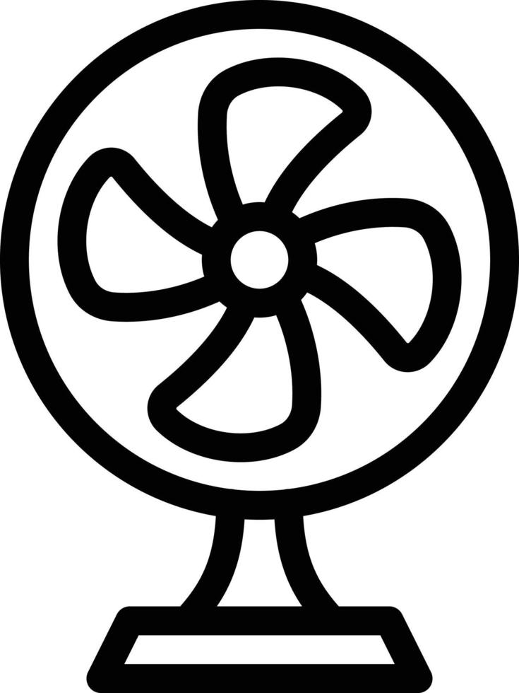 Ilustración de vector de ventilador de refrigeración en un fondo. Símbolos de calidad premium. Iconos vectoriales para concepto y diseño gráfico.