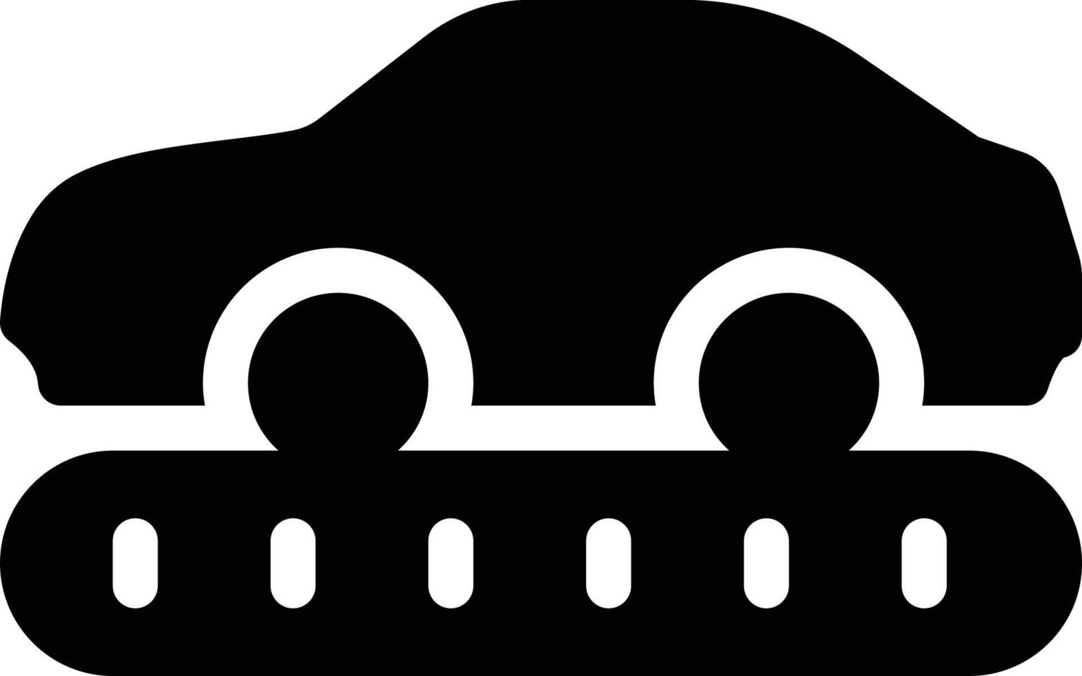 Ilustración de vector de coche transportador sobre un fondo. Símbolos de calidad premium. Iconos vectoriales para concepto y diseño gráfico.