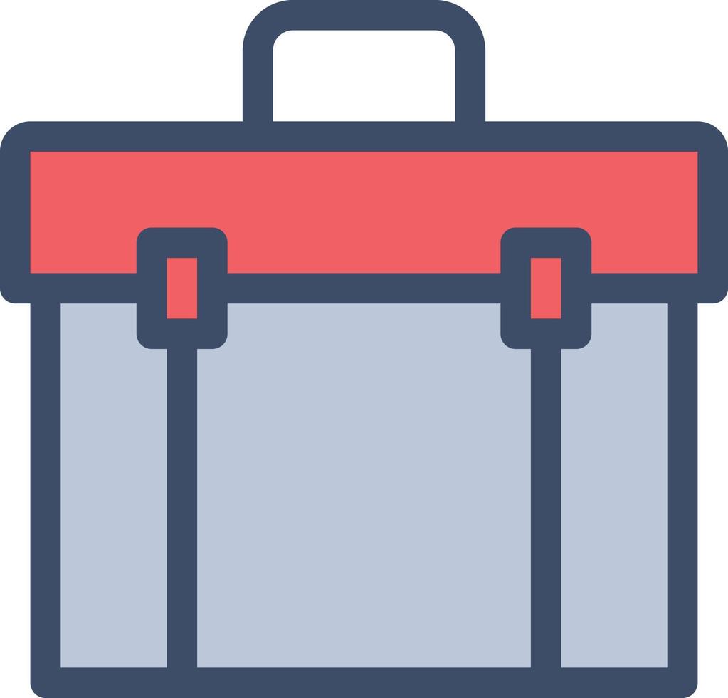 briefcase vector illustration on a background.Premium quality symbols. vector icons for concept and graphic design.
