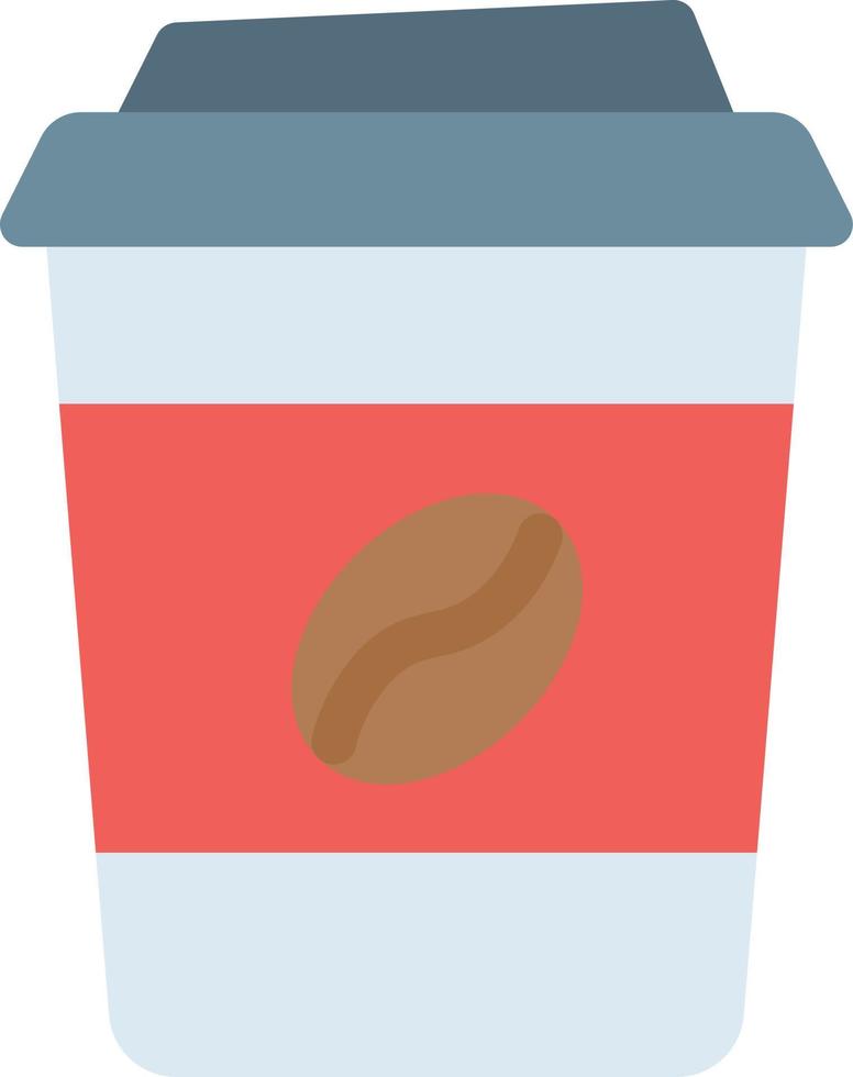 ilustración de vector de taza de café en un fondo. símbolos de calidad premium. iconos vectoriales para concepto y diseño gráfico.