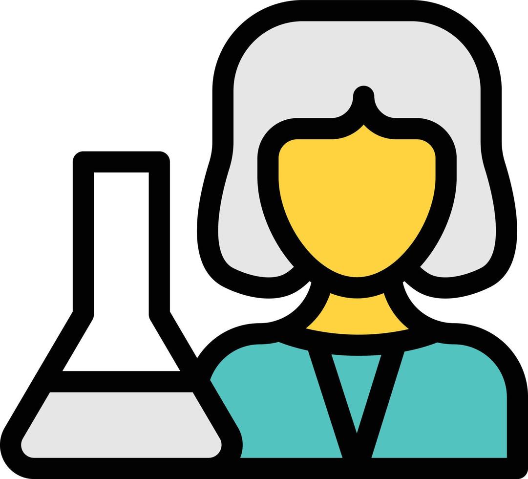 scientist vector illustration on a background.Premium quality symbols.vector icons for concept and graphic design.