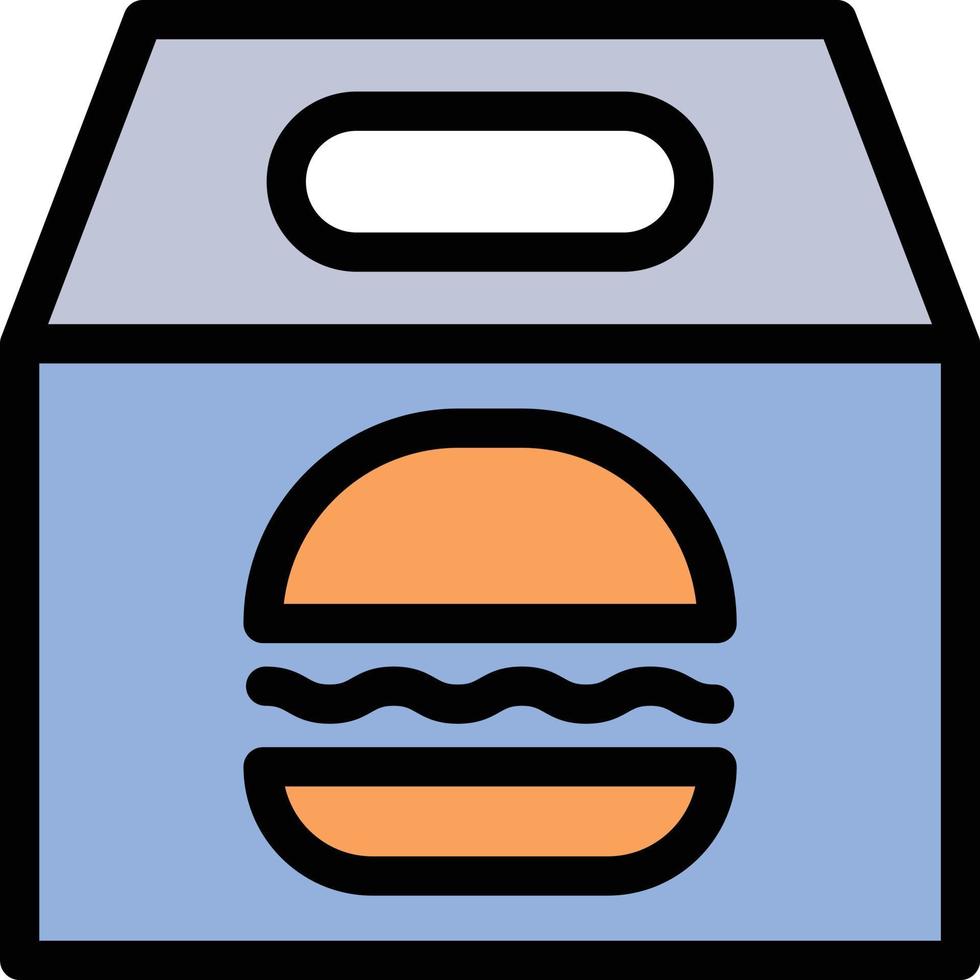 burger vector illustration on a background.Premium quality symbols.vector icons for concept and graphic design.