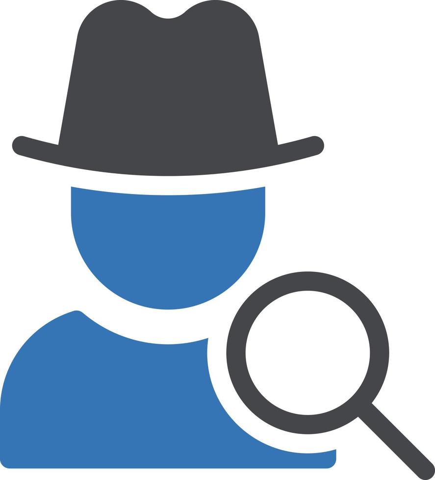 buscar ilustraciones vectoriales de detectives en un fondo.símbolos de calidad premium.iconos vectoriales para el concepto y el diseño gráfico. vector