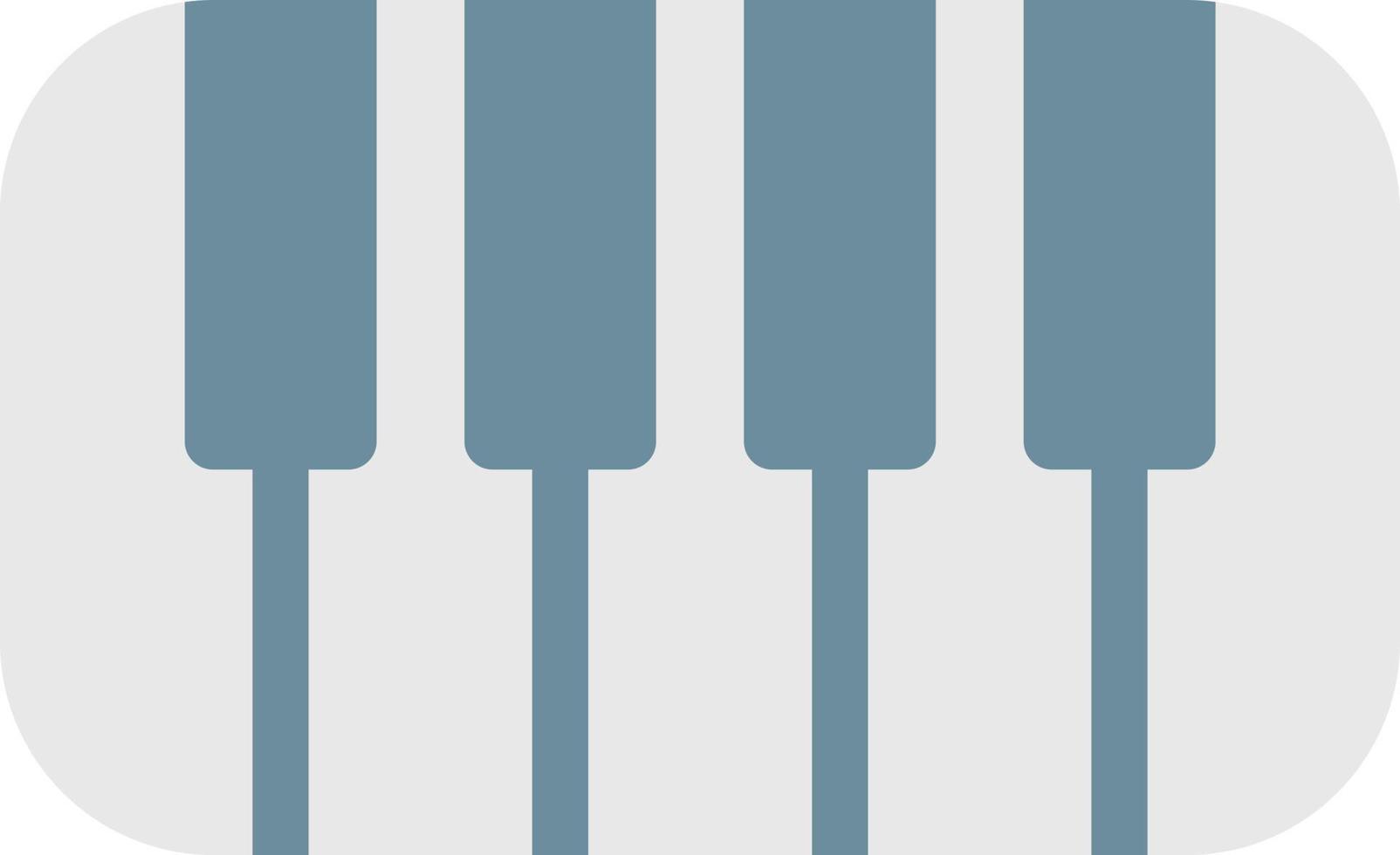 ilustración vectorial de piano en un fondo. símbolos de calidad premium. iconos vectoriales para concepto y diseño gráfico. vector