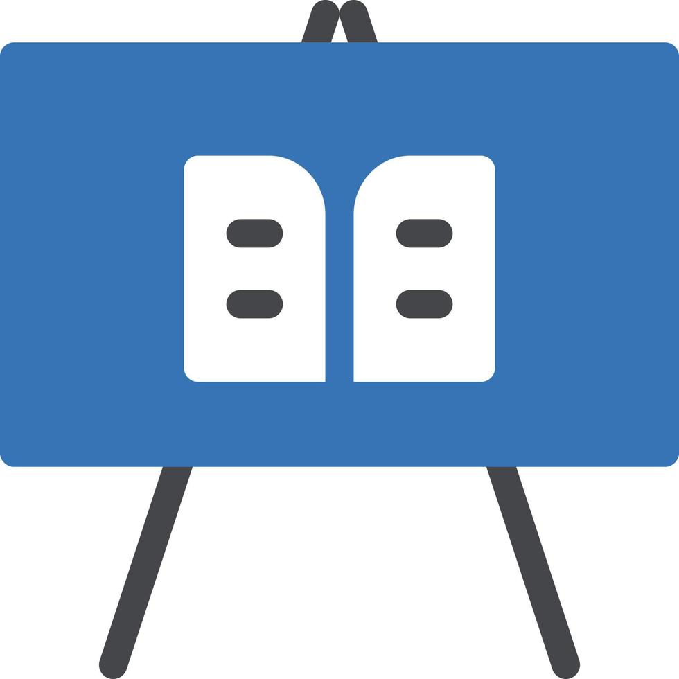 reading board vector illustration on a background.Premium quality symbols. vector icons for concept and graphic design.