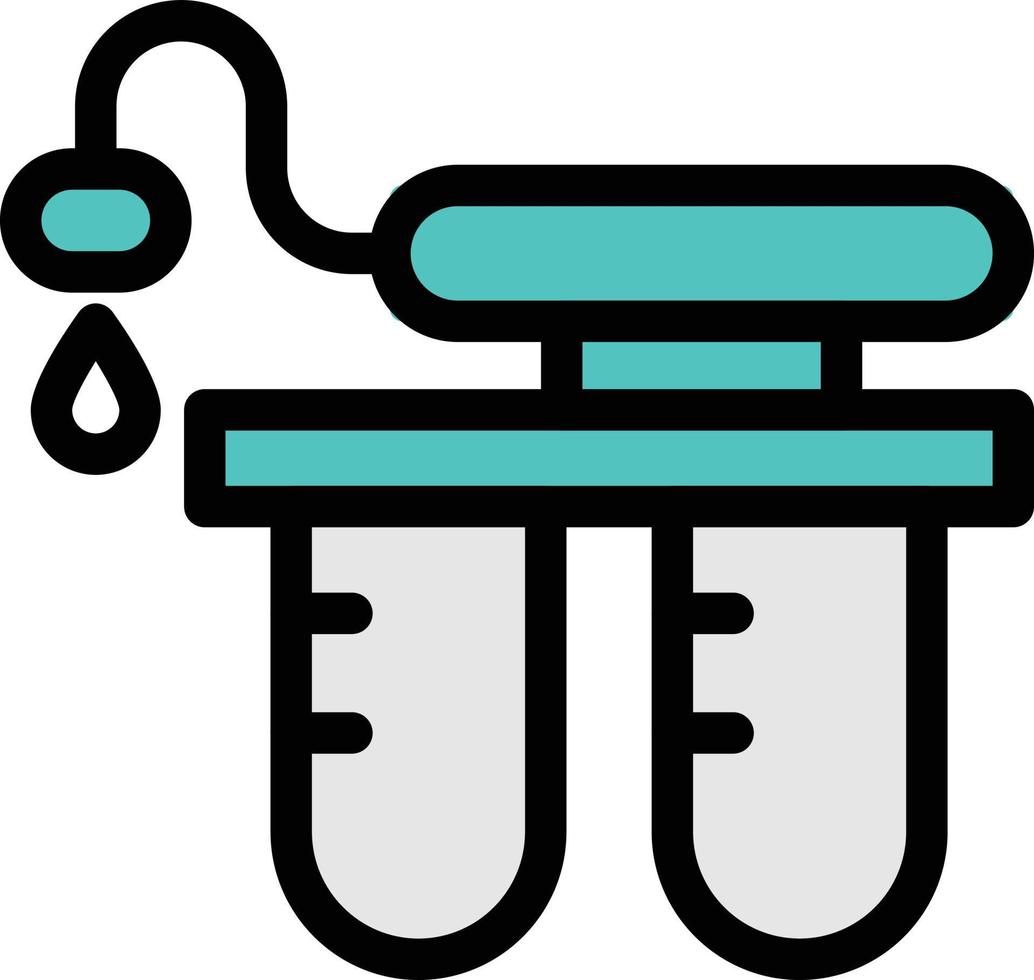 water testing vector illustration on a background.Premium quality symbols.vector icons for concept and graphic design.