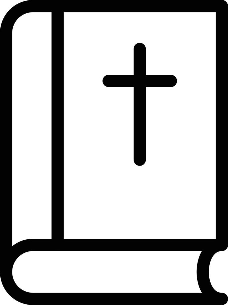 ilustración de vector de libro de biblia en un fondo. símbolos de calidad premium. iconos de vector para concepto y diseño gráfico.