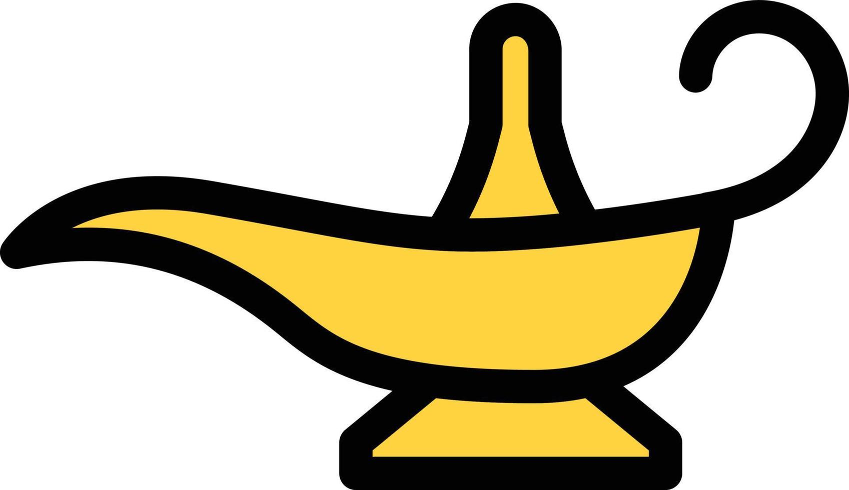 aladdin lamp vector illustration on a background.Premium quality symbols.vector icons for concept and graphic design.