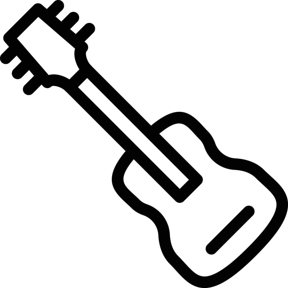 ilustración de vector de guitarra en un fondo. símbolos de calidad premium. iconos vectoriales para concepto y diseño gráfico.