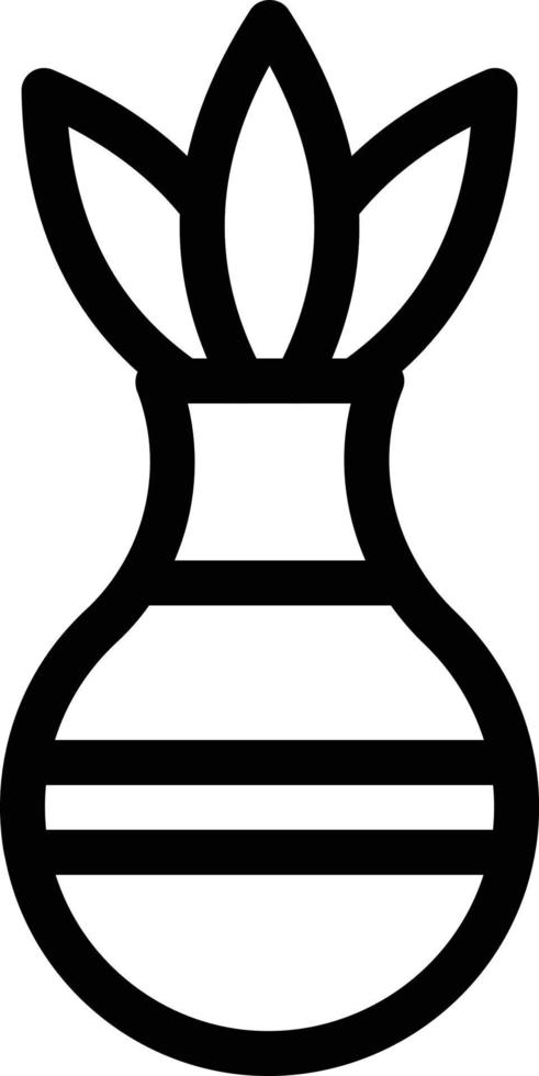 flower vase vector illustration on a background.Premium quality symbols. vector icons for concept and graphic design.
