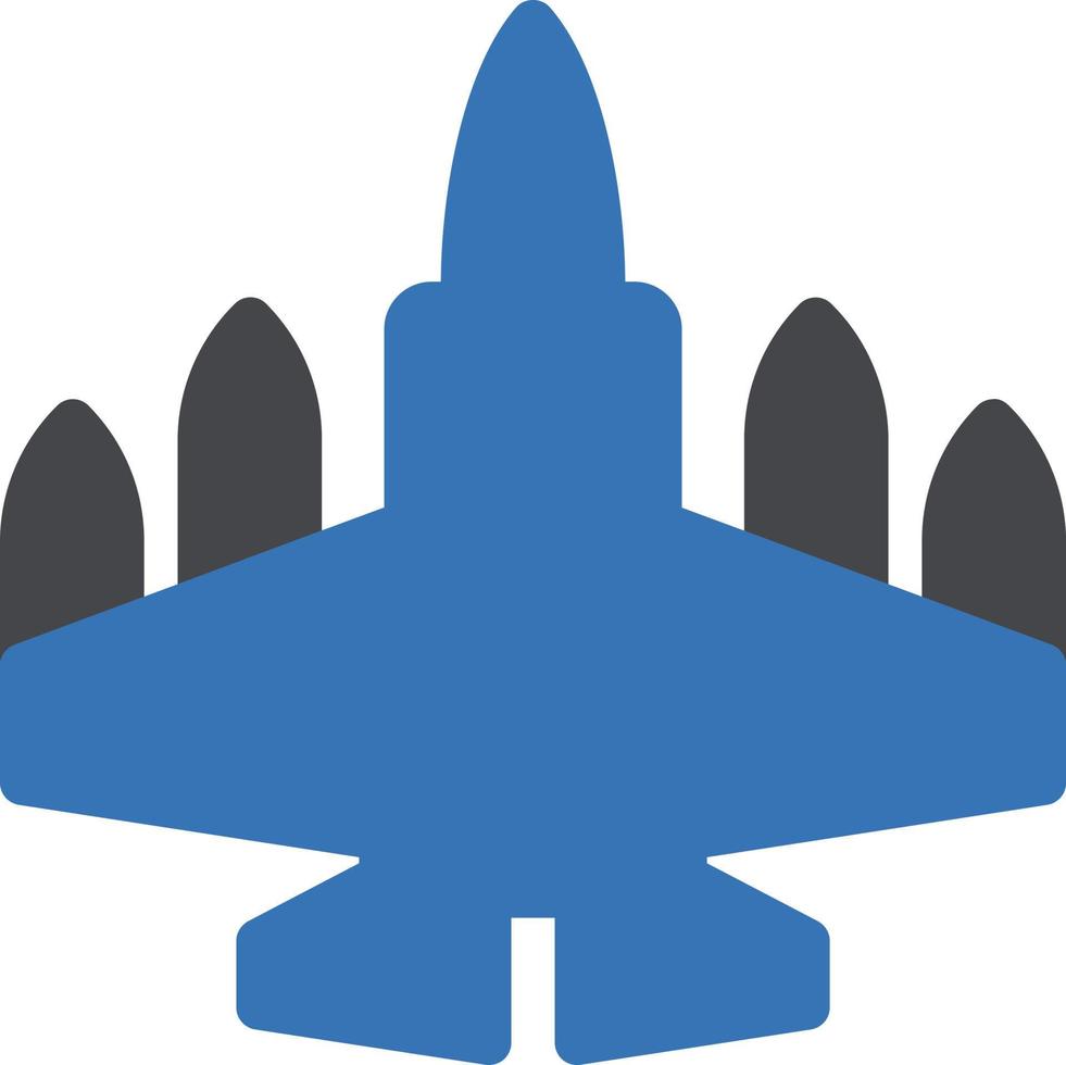 ilustración de vector de avión de combate en un fondo. símbolos de calidad premium. iconos vectoriales para concepto y diseño gráfico.