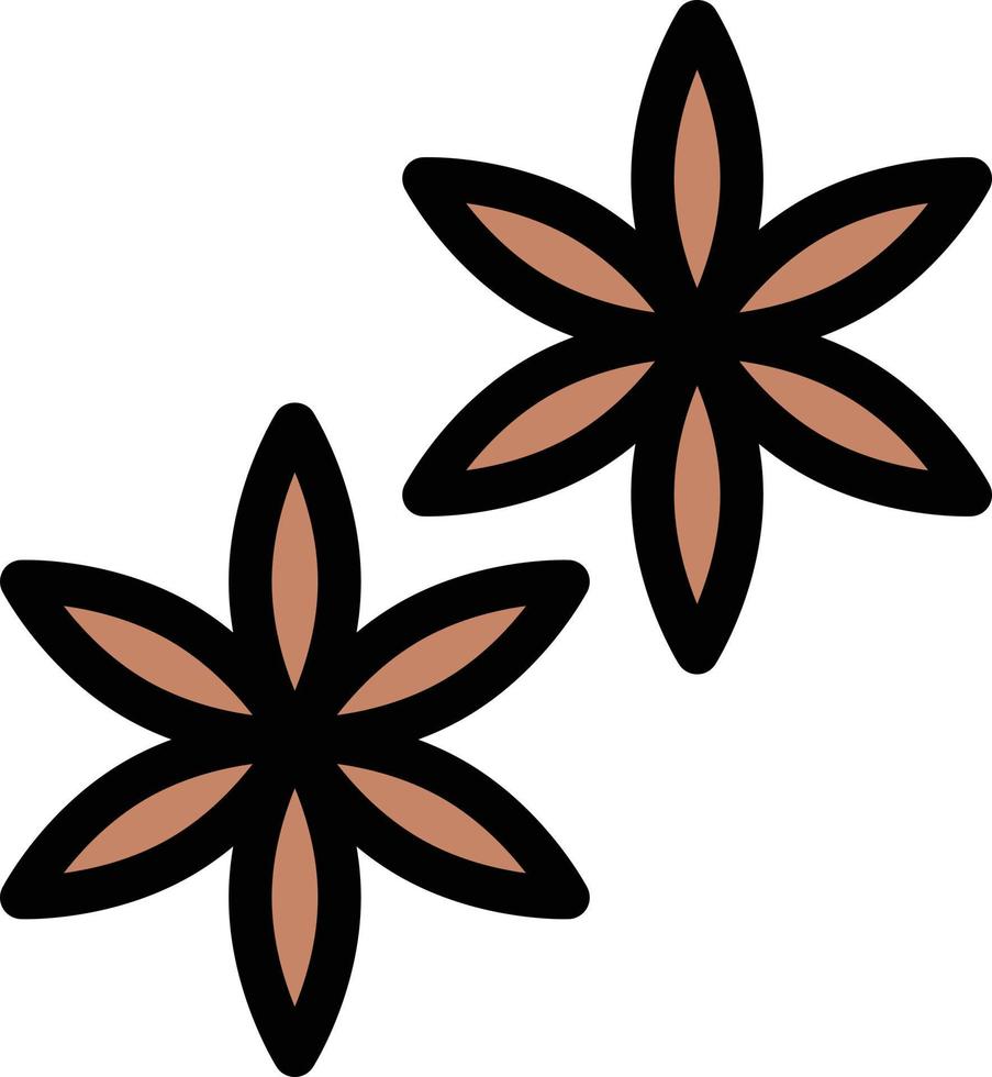 star anise vector illustration on a background.Premium quality symbols.vector icons for concept and graphic design.